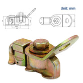 Anchor Track L Track Threaded Double Stud Fitting w/Swivel Plate BS 4000 lbs 2PK